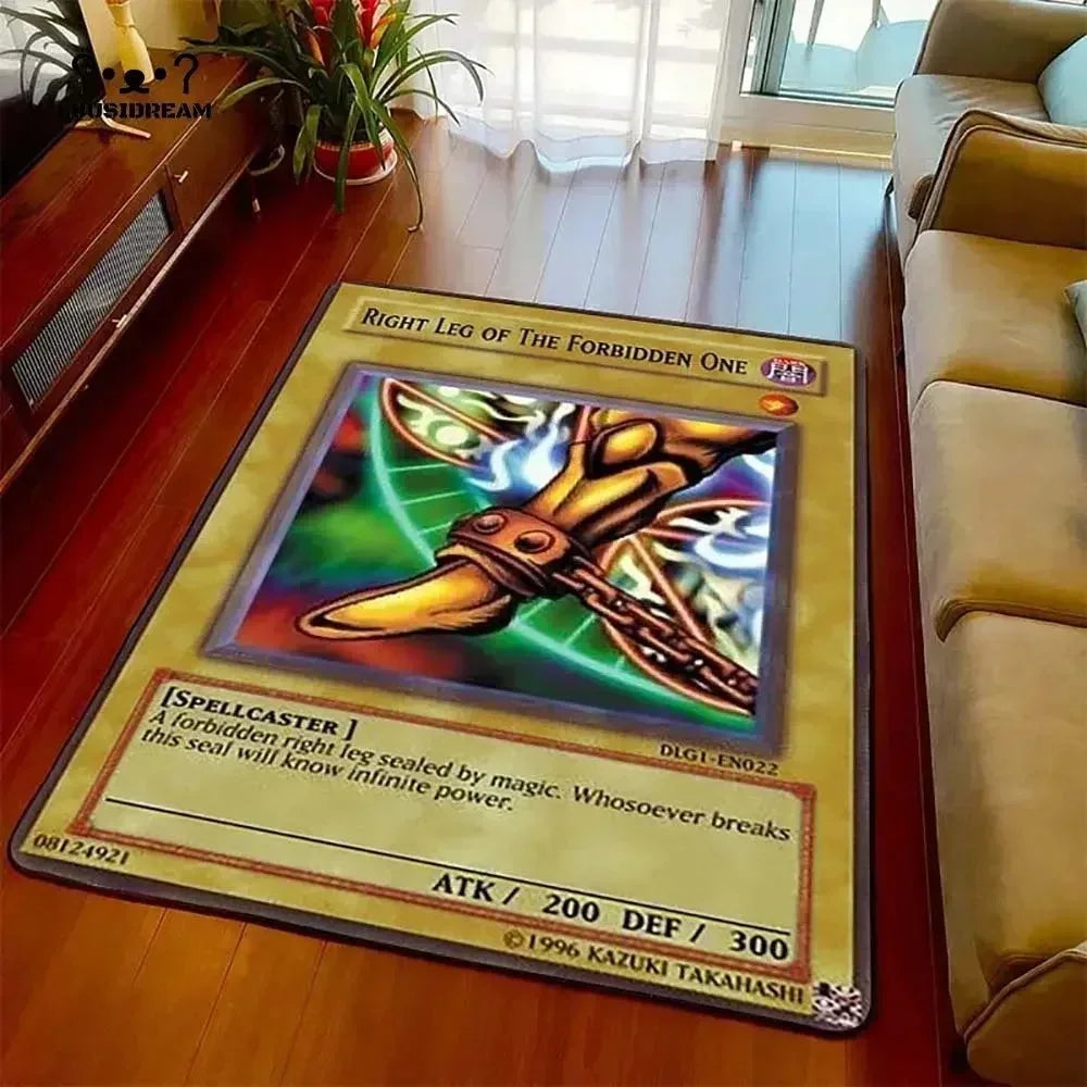 Yu-gi-oh olhos azuis dragão branco anime antiderrapante tapete dos desenhos animados para sala de estar quarto área decorativa presente perfeito