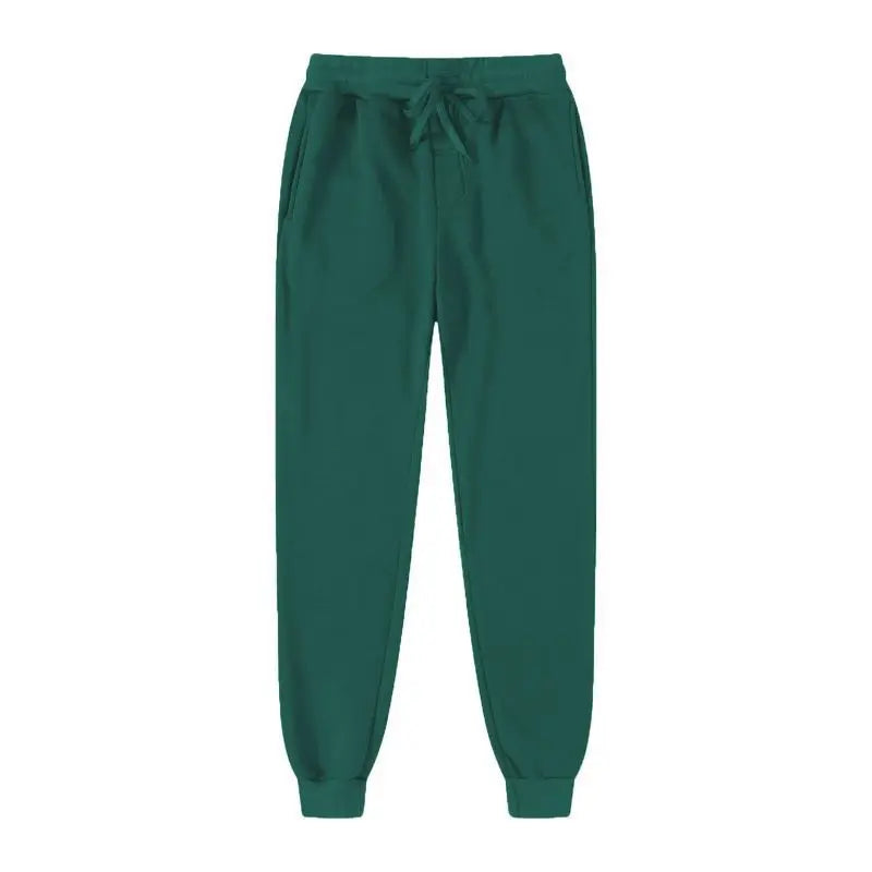 2026 novas calças esportivas casuais masculinas moda cor sólida calças soltas street wear outono/inverno lento correndo calças de fitness