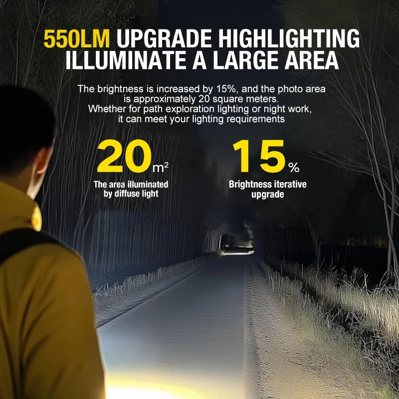 Mini chaveiro lanterna com ímã recarregável multifuncional tocha lâmpada portátil clipe na lanterna à prova dwaterproof água luz de acampamento