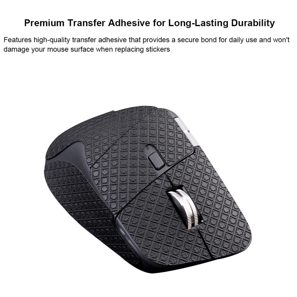 Para Logitech MX Master 4: Fita Antiderrapante Artesanal de Pele de Lagarto para Mouse Sem Fio, Adesivo que Absorve o Suor para MX Master 4