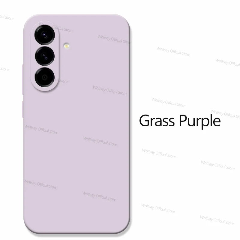 Para samsung galaxy a17 5g caso samsung galaxy a17 5g capa casos de luxo tpu à prova de choque silicone líquido capa protetora do telefone
