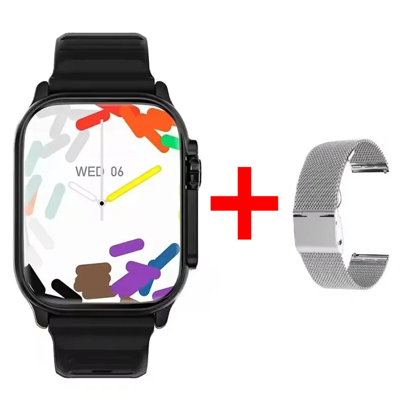 Novo Relógio Inteligente 10 Ultra 49mm 2024, Novo NFC, GPS, Chamadas Bluetooth, Música, Jogos, Carregamento Sem Fio