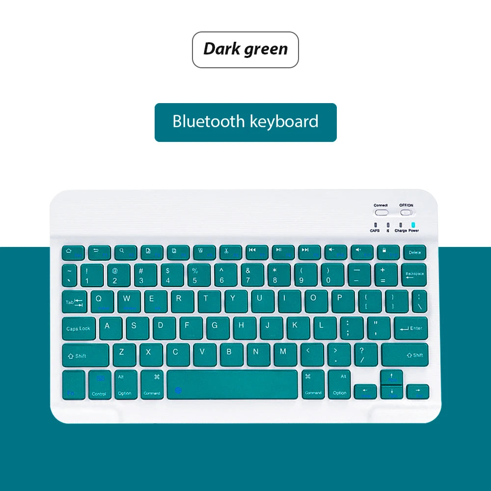 Teclado sem fio bluetooth universal, teclado e mouse para celular, mini teclado bluetooth, acessórios para teclado ipad