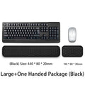 Conjunto de almofada de teclado de espuma de memória para computador de escritório laptop fácil digitação alívio da dor teclado descanso de pulso mouse pad computador mouse pad