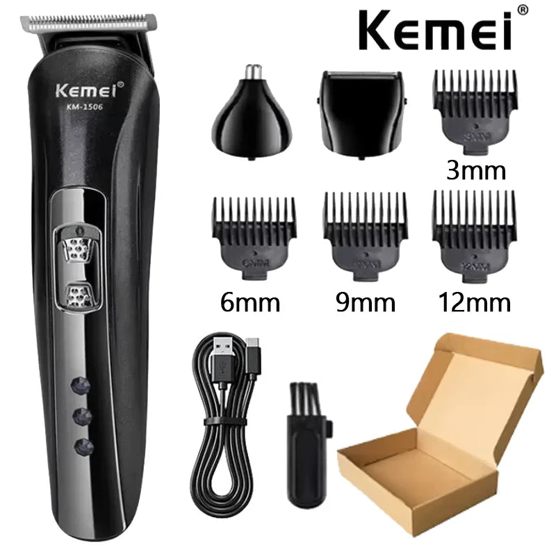 Kemei máquina de cortar cabelo Km-809A Km-1506 Km-1102 profissão aparador de cabelo elétrico aparador de barba para máquina de corte de cabelo masculino
