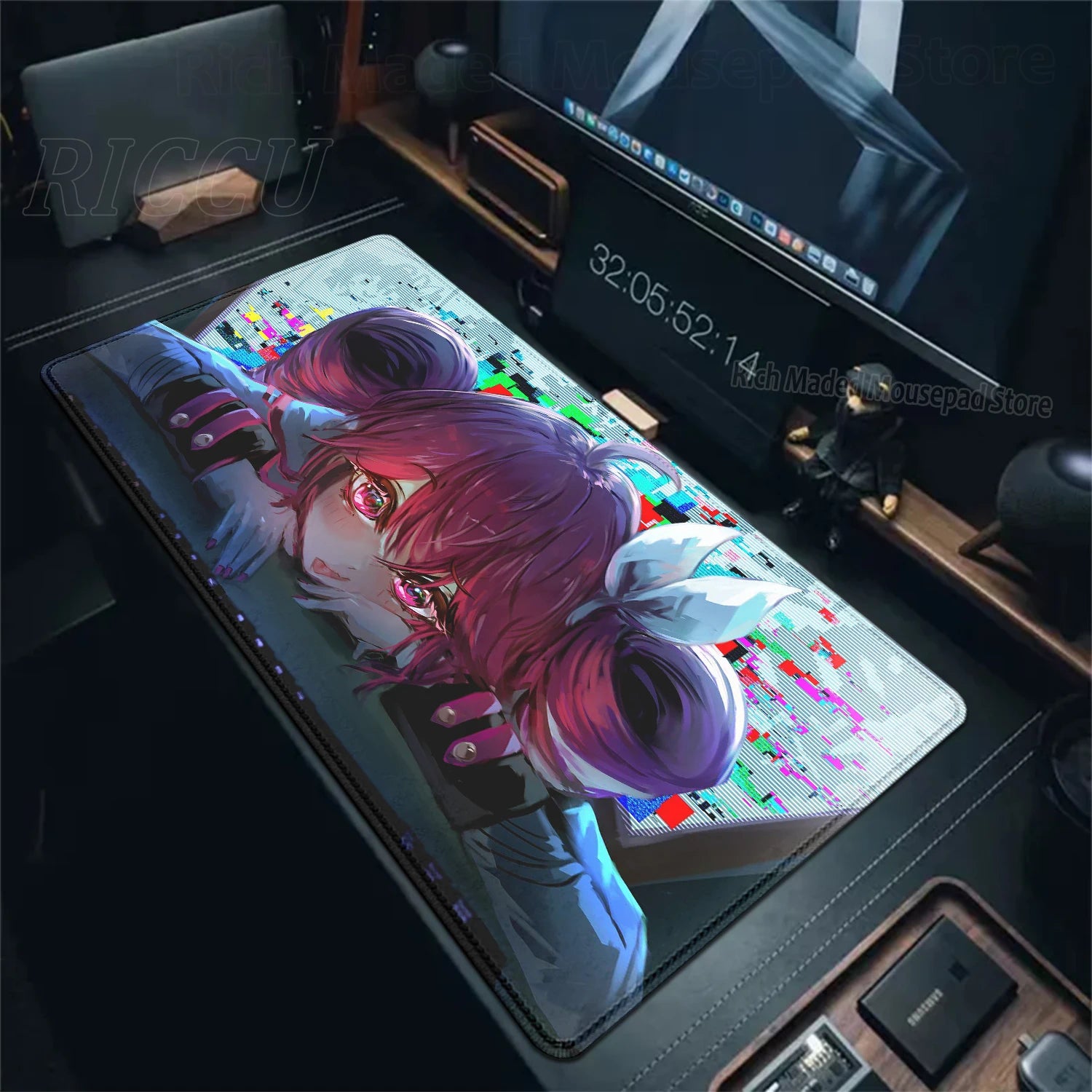 Bonito anime menina k-Kasane teto mousepad grande gaming mouse pad lockedge teclado do computador tapete de mesa pc gabinete tablepad xxl tapetes