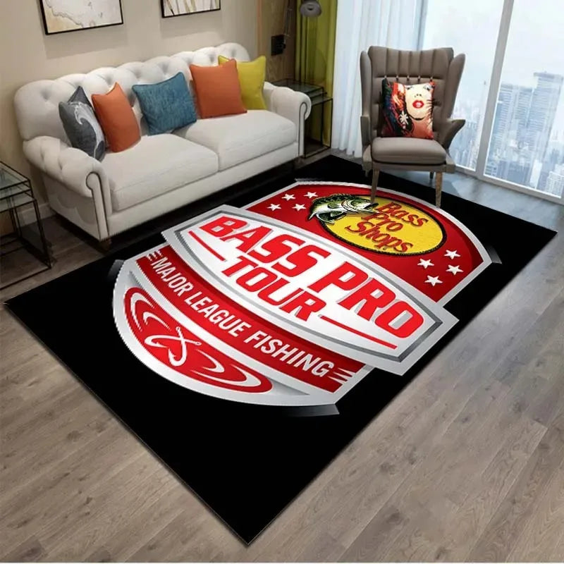 Série de pesca padrão tapete antiderrapante presente decoração para casa tapete macio para sala estar quarto sofá cozinha banheiro capacho