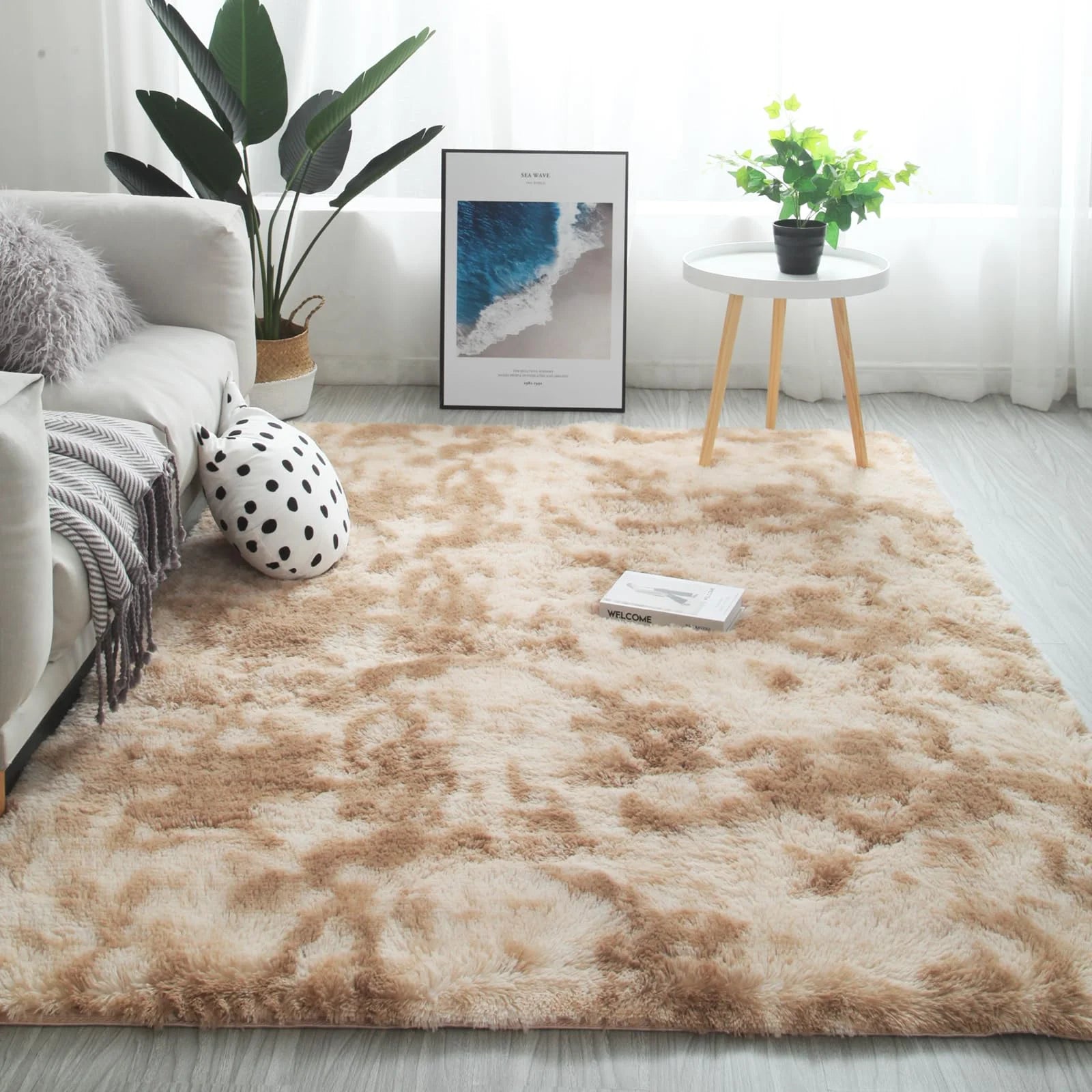 Tapete Ultra Macio VIKAMA, Tapete de Piso para Quarto e Sala de Estar, Carpete para Berçário, Decoração para Quarto de Meninas