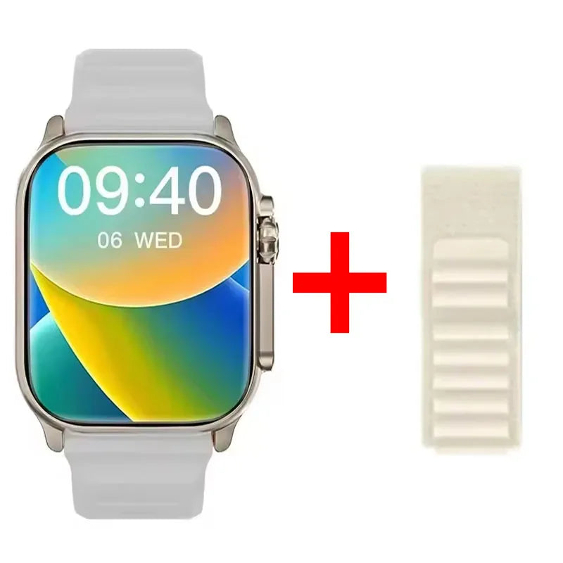Relógio Inteligente Watch 10 Ultra 49mm 2026 Novo NFC para Homens e Mulheres com GPS, Chamadas Bluetooth, Música, Jogos e Carregamento Sem Fio