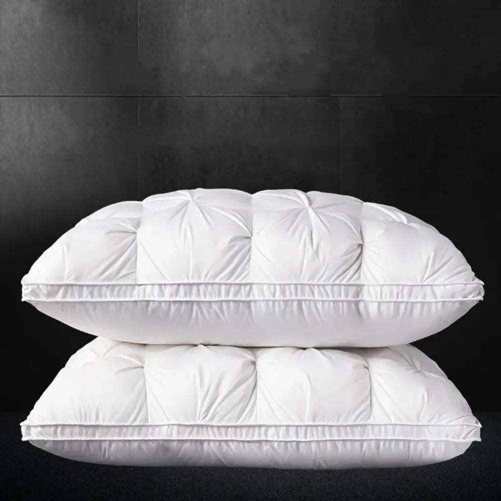 Almofadas confortáveis para dormir travesseiro de hotel de 5 estrelas tridimensional macio bilateral lavado travesseiro de cor sólida travesseiros de dormir
