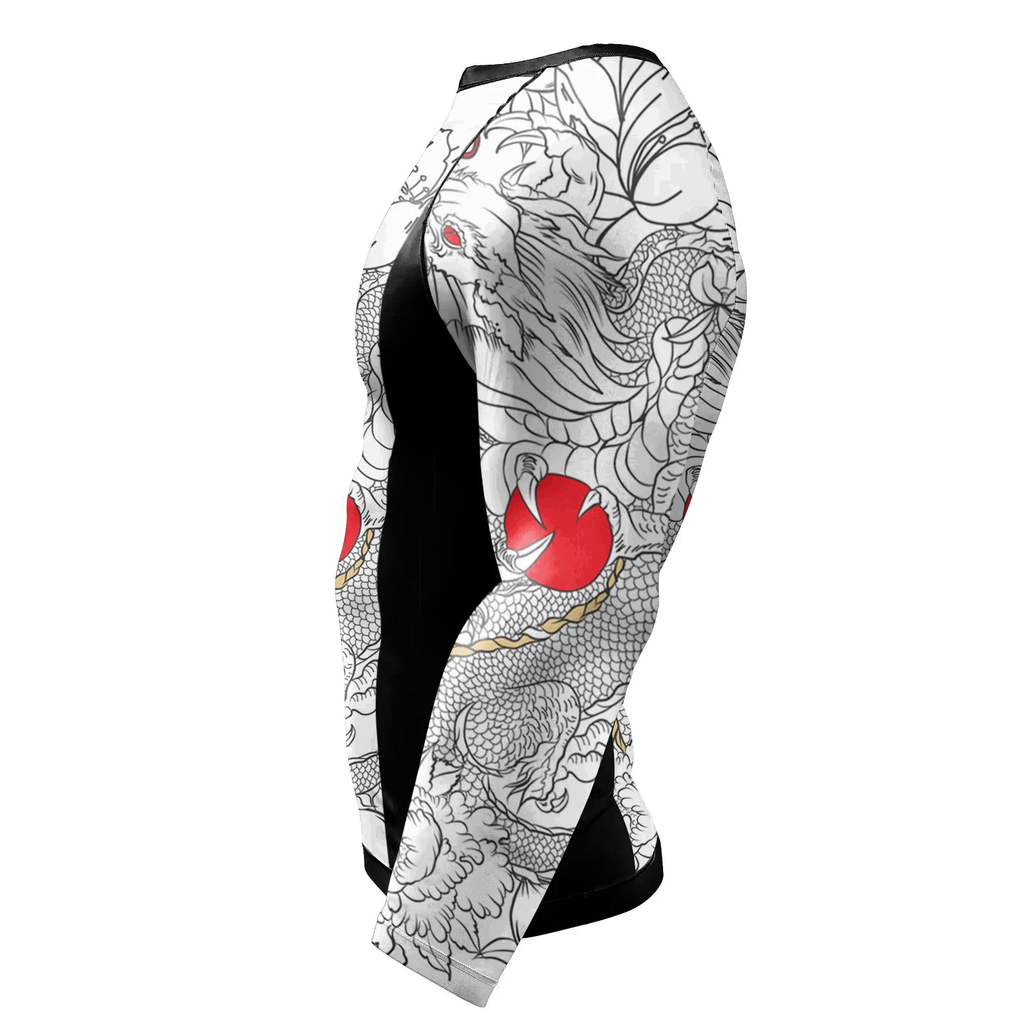 Cody Lundin Tattoo Camiseta de compressão de ginástica masculina sublimação manga longa Rashguard BJJ jiu jitsu camisa de boxe personalizada