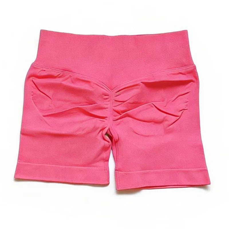 Shorts de impacto |   4.5 "fitness biker curto treino bottoms pilates correndo sem costura leggings ginásio mulher scrunch booty esportes shorts