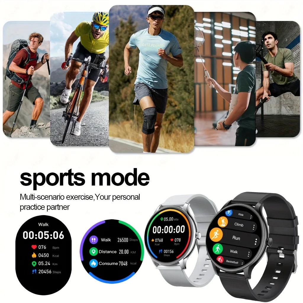 Lxasfit 2025 novo relógio inteligente monitor de saúde do sono freqüência cardíaca bluetooth falar senhoras esporte relógio inteligente para android ios