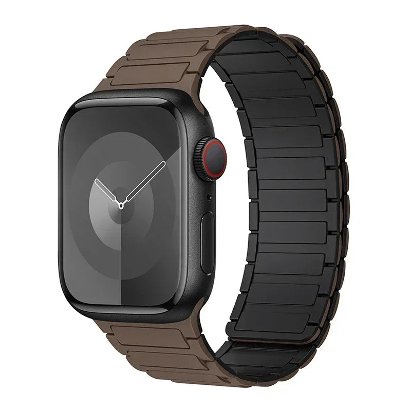 Pulseira de Silicone, iWatch Series 9, 8, 7, 6, 5, 4, 3, 3, SE Ultra 2 Strap, 44mm, 40mm, 49mm, 45 milímetros, 41 milímetros, 38 milímetros