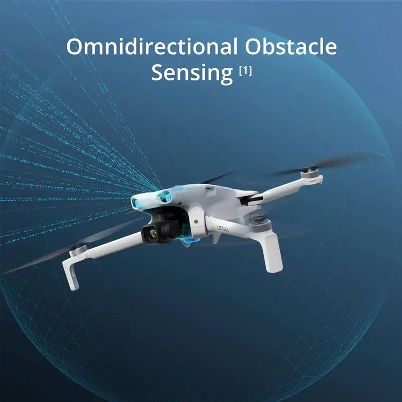 Drone com Câmera DJI Lito X1 Mini, Sensor de 1/1.3 Polegadas, 4K/100fps, Detecção Omnidirecional de Obstáculos com LiDAR Frontal