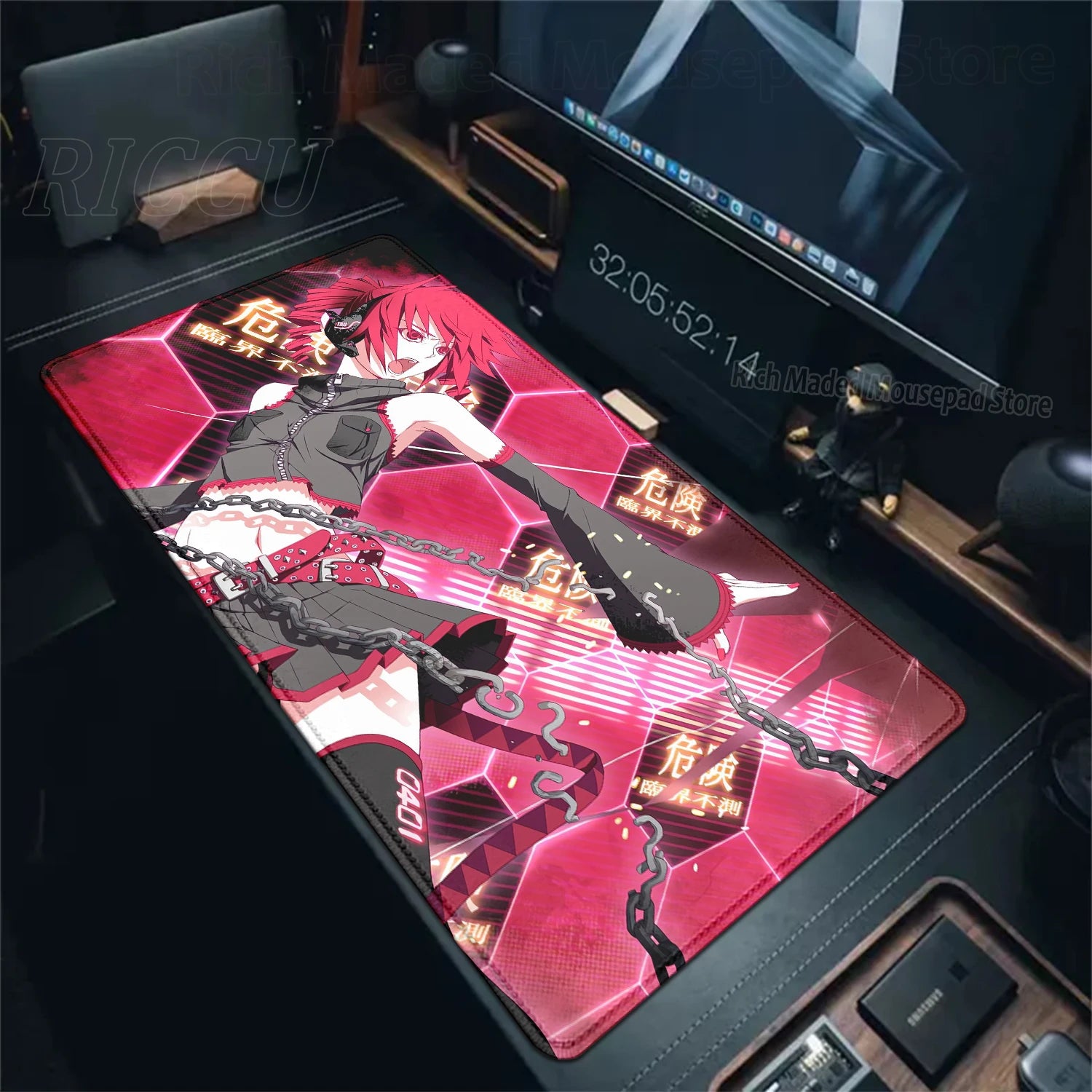 Bonito anime menina k-Kasane teto mousepad grande gaming mouse pad lockedge teclado do computador tapete de mesa pc gabinete tablepad xxl tapetes