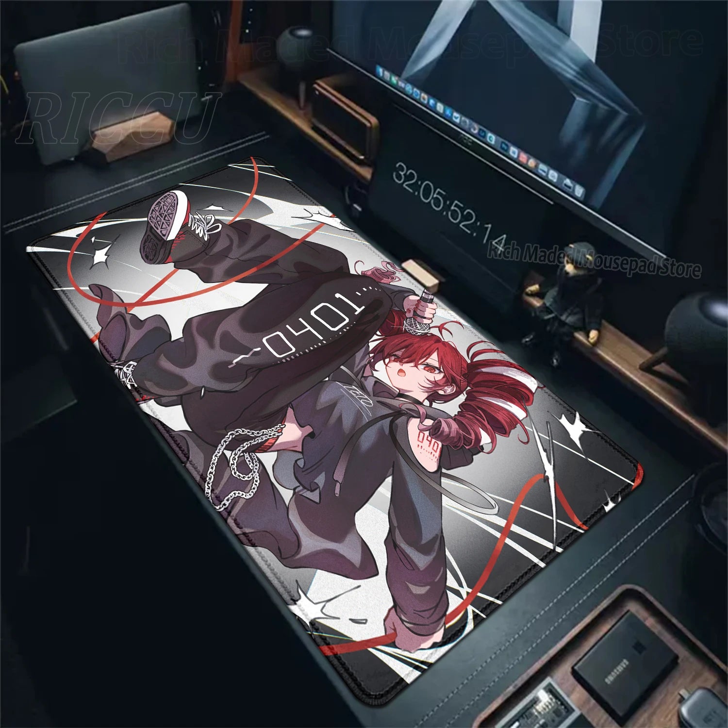 Bonito anime menina k-Kasane teto mousepad grande gaming mouse pad lockedge teclado do computador tapete de mesa pc gabinete tablepad xxl tapetes