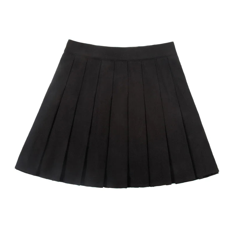 Sem shorts saias femininas cintura alta a linha mulher saia plissada verão moda feminina mini harajuku senhoras curto