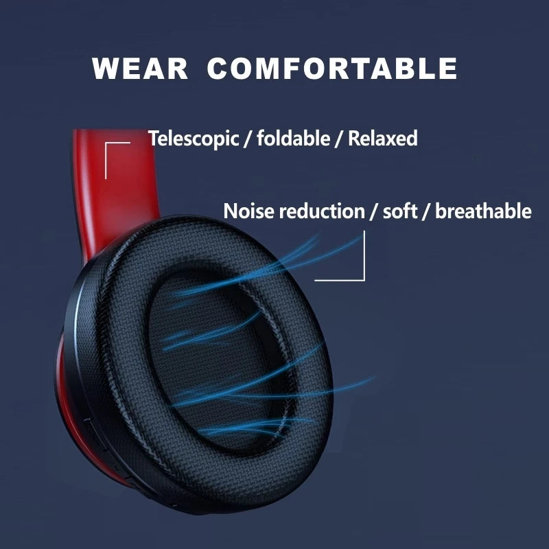 Lenovo hd200 fones de ouvido bluetooth over-ear dobrável computador sem fio cancelamento de ruído alta fidelidade estéreo gaming headset