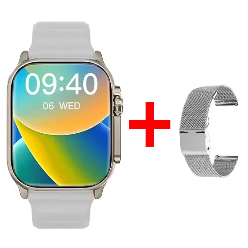 Novo Relógio Inteligente 10 Ultra 49mm 2024, Novo NFC, GPS, Chamadas Bluetooth, Música, Jogos, Carregamento Sem Fio
