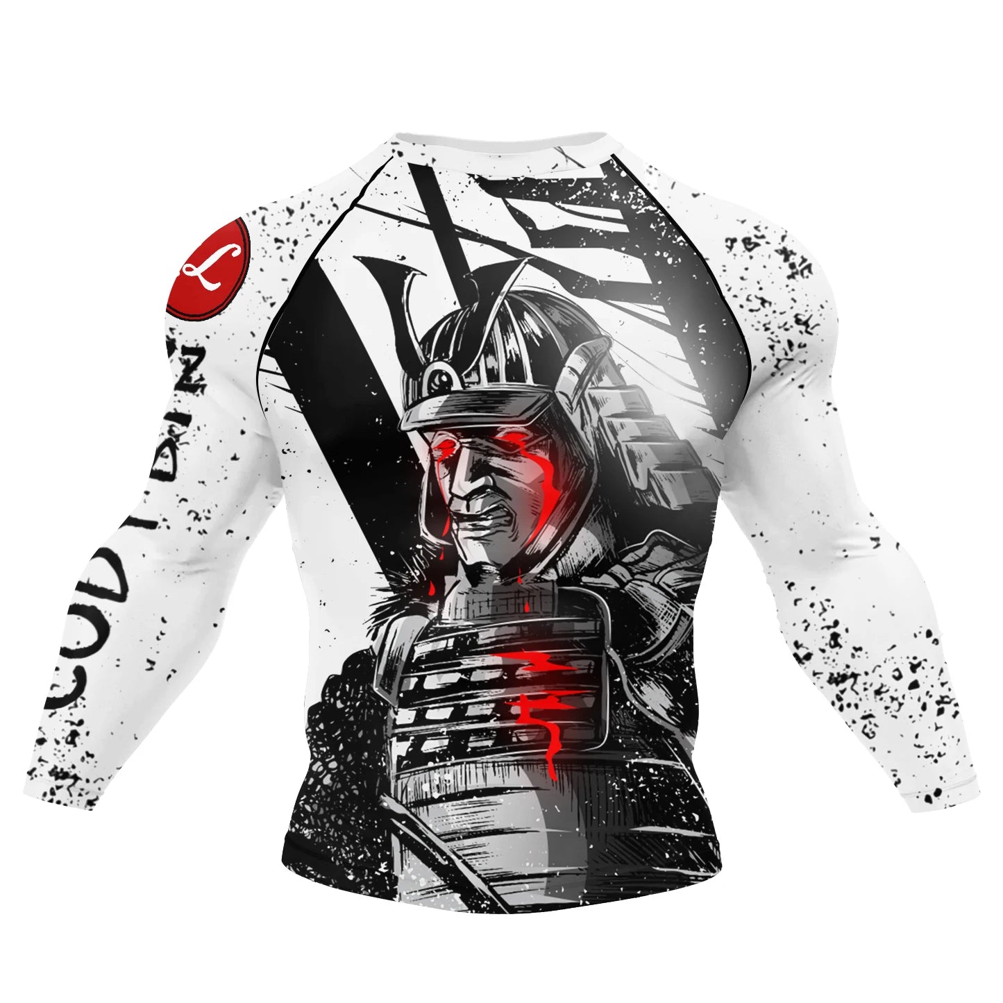 Cody Lundin Tattoo Camiseta de compressão de ginástica masculina sublimação manga longa Rashguard BJJ jiu jitsu camisa de boxe personalizada