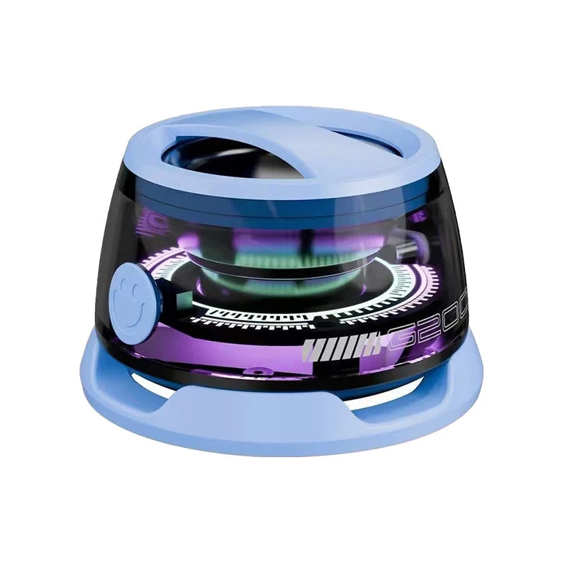 Vikefon portátil bluetooth alto-falante hidate g200 rgb iluminação alto-falante magnético bt5.3 mini caixa de som 7 horas reprodução suporte do telefone