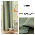Cortinas jacquard dupla face espessadas, personalizadas, 310cm de altura, cor sólida, 80%-90%, cortinas blackout para sala de estar e quarto