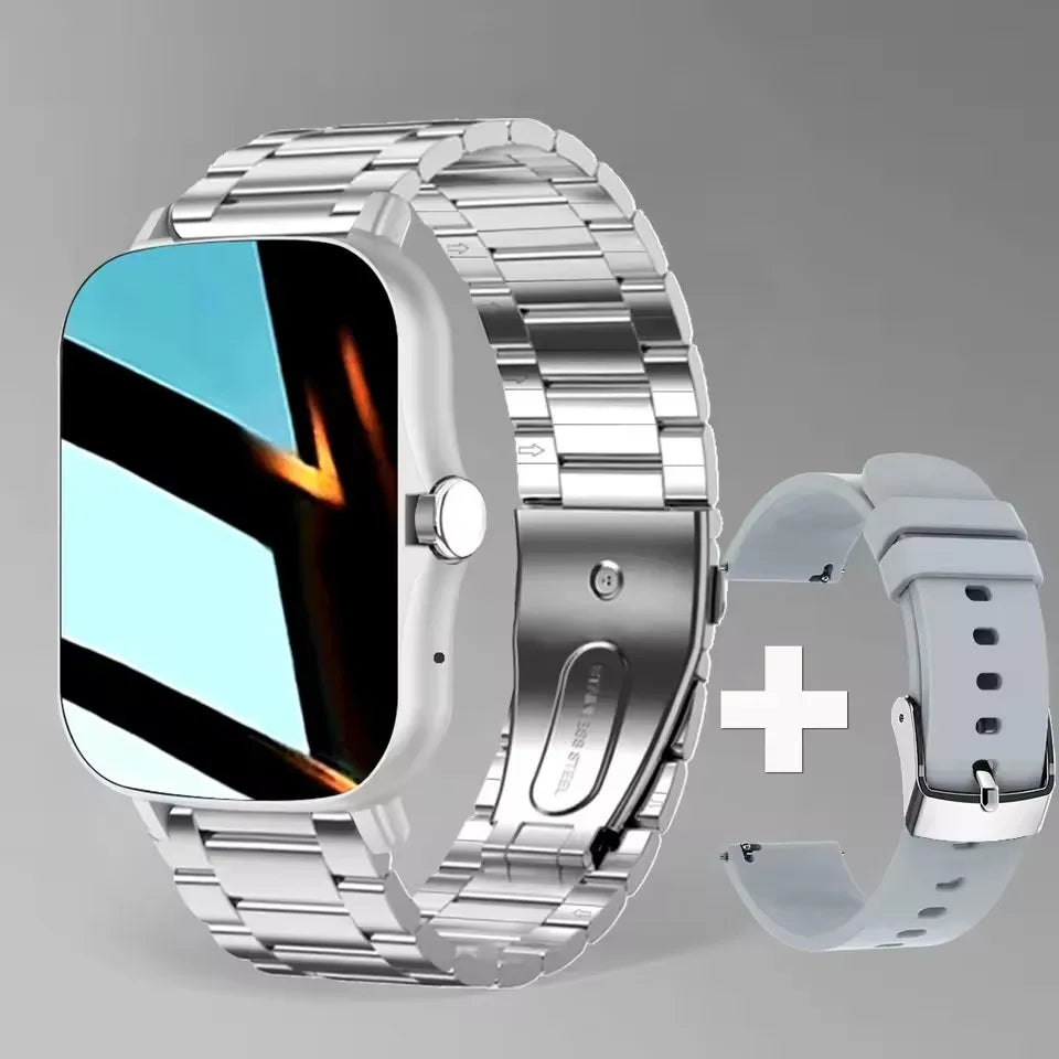 20226 Novo smartwatch de 1,83 polegadas Notificações de chamada Monitoramento do sono Rastreamento de atividades Relógio inteligente compatível com Android e iOS