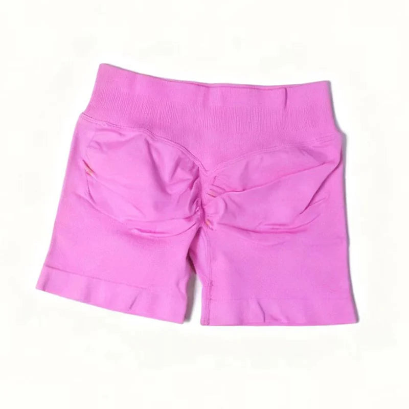 Shorts de impacto |   4.5 "fitness biker curto treino bottoms pilates correndo sem costura leggings ginásio mulher scrunch booty esportes shorts