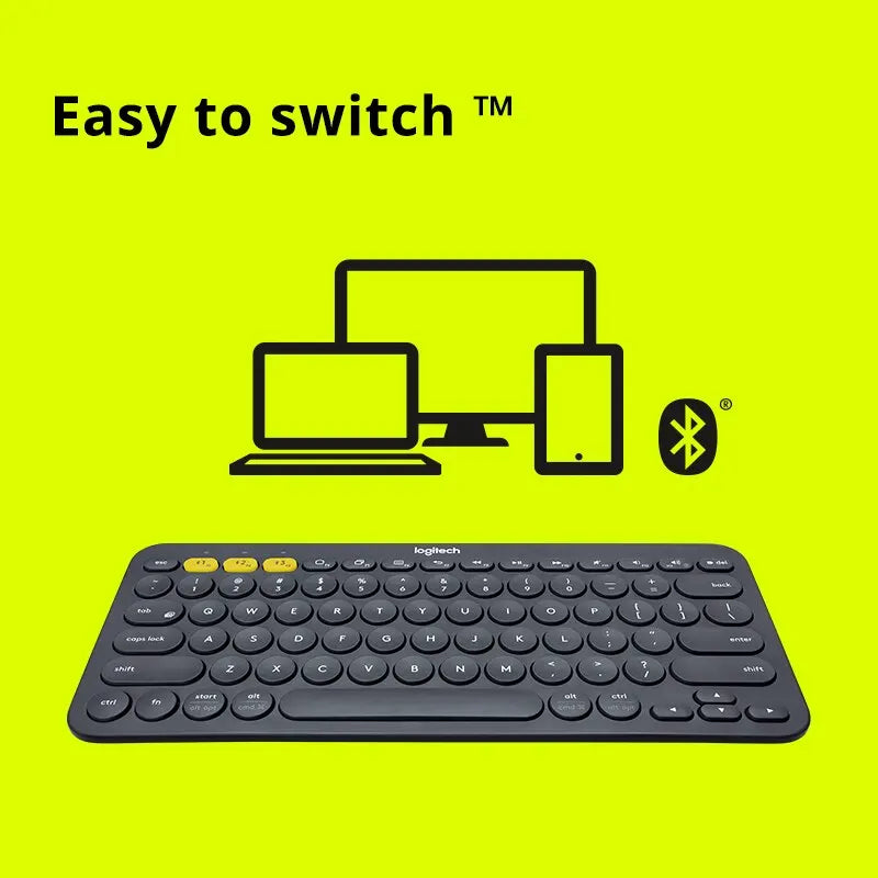 Logitech K380 Wireless Bluetooth Rede Teclado Vermelho Tablet iPad Escritório