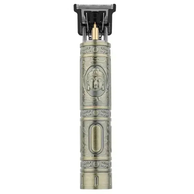Máquina de Cortar Cabelo Vintage com Carregamento USB, Aparador Elétrico Portátil, Barbeador Profissional, Presente para Namorado