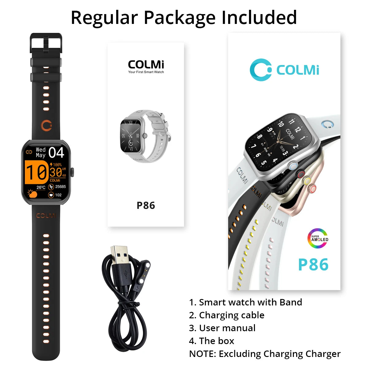 Novo colmi p86 1.93 "amoled smartwatch masculino gerenciador de saúde bluetooth chamada ip68 à prova dip68 água relógio inteligente feminino para xiaomi ios telefone