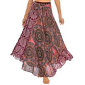 Sexy verão longo boho inferior saia feminina vintage casual ropa mujer faldas solta moda y2k maxi saias roupas femininas saia jupe