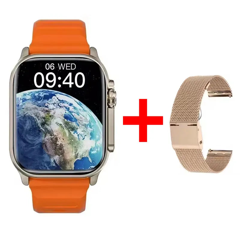 Relógio Inteligente Watch 10 Ultra 49mm 2026 Novo NFC para Homens e Mulheres com GPS, Chamadas Bluetooth, Música, Jogos e Carregamento Sem Fio