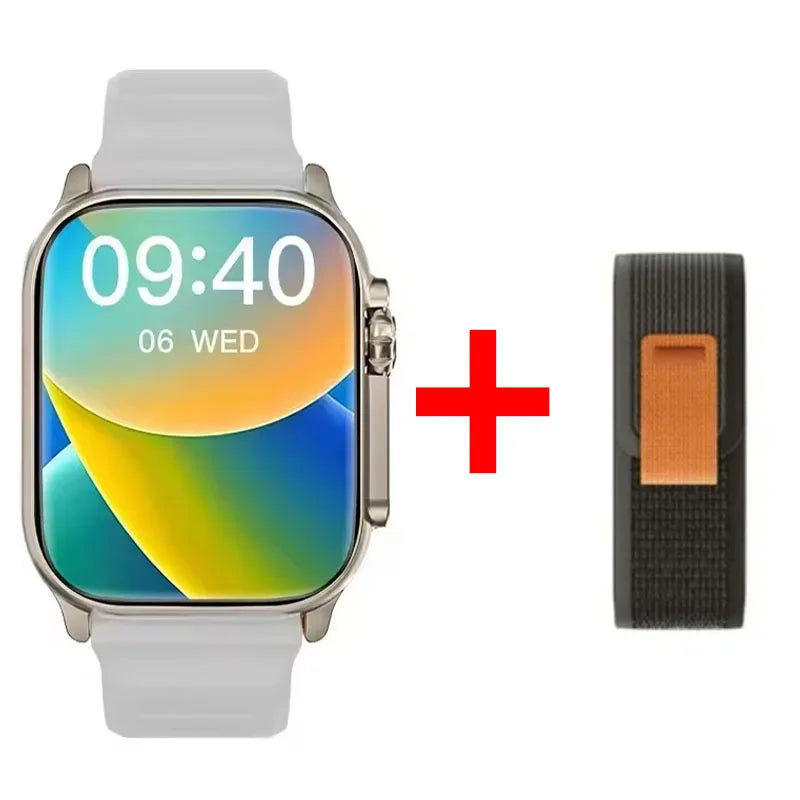 Novo Relógio Inteligente 10 Ultra 49mm 2024, Novo NFC, GPS, Chamadas Bluetooth, Música, Jogos, Carregamento Sem Fio