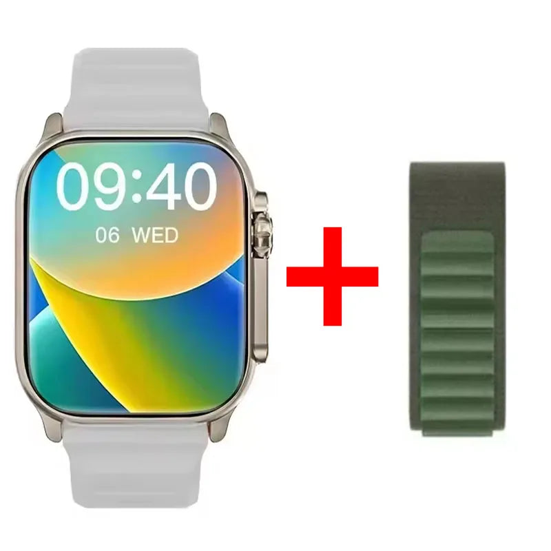 Relógio Inteligente Watch 10 Ultra 49mm 2026 Novo NFC para Homens e Mulheres com GPS, Chamadas Bluetooth, Música, Jogos e Carregamento Sem Fio