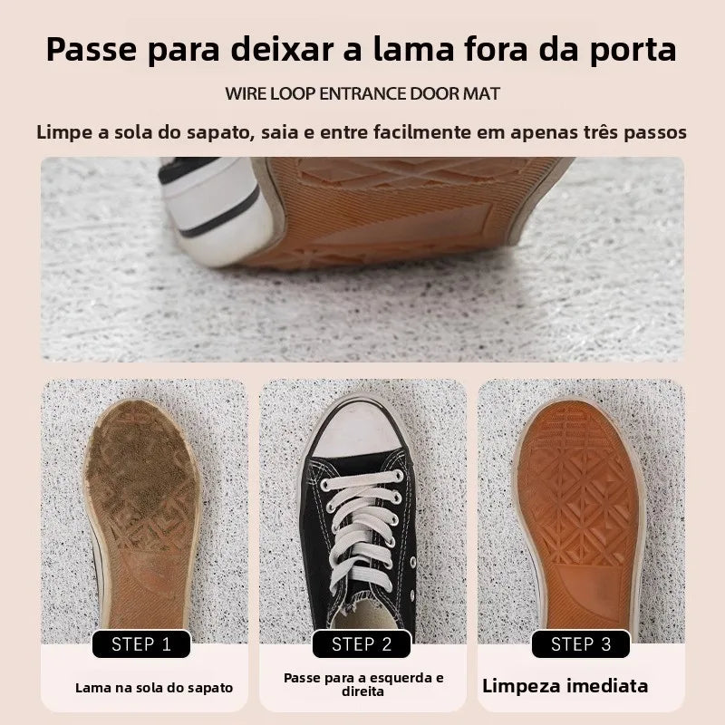 Tapete de Porta Totoro Antiderrapante Personalizável para Uso Doméstico Tapete Redondo Trançado Resistente à Sujeira para Uso...