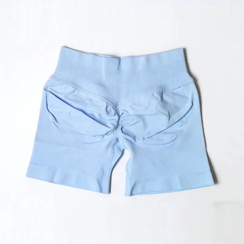 Shorts de impacto |   4.5 "fitness biker curto treino bottoms pilates correndo sem costura leggings ginásio mulher scrunch booty esportes shorts