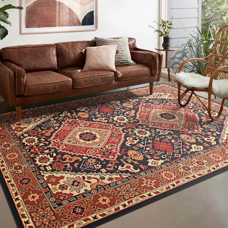 Vikama boho luxo tapete de cristal veludo quarto sala estar decoração casa do vintage exótico moderno e minimalista grande área tapete