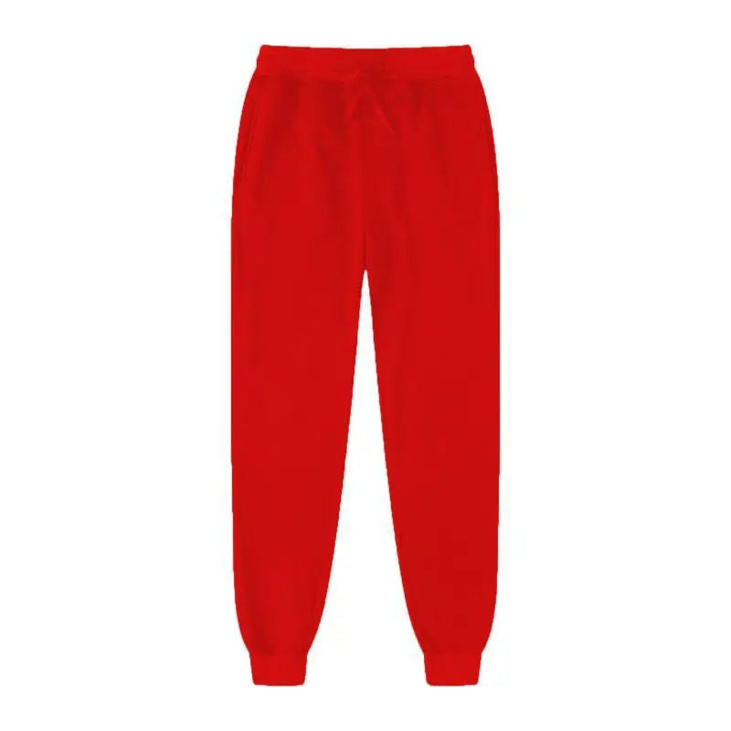 2026 novas calças esportivas casuais masculinas moda cor sólida calças soltas street wear outono/inverno lento correndo calças de fitness