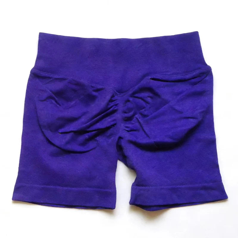Shorts de impacto |   4.5 "fitness biker curto treino bottoms pilates correndo sem costura leggings ginásio mulher scrunch booty esportes shorts