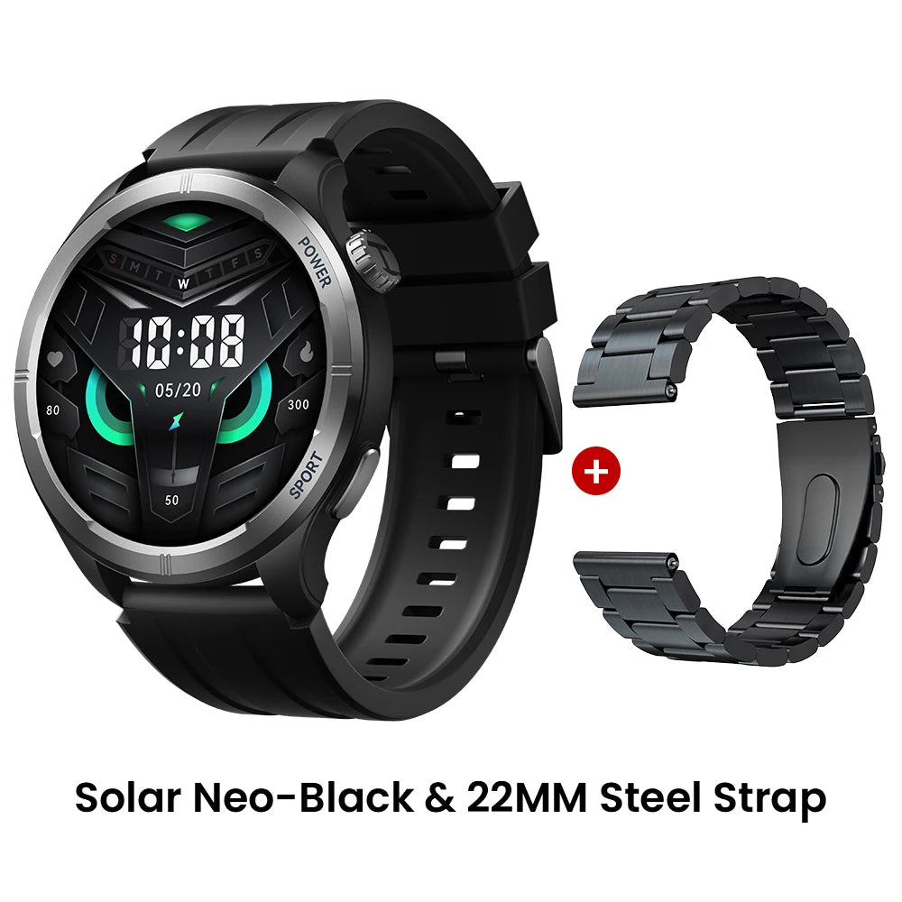 HAYLOU Solar Neo Smartwatches 1,53'' HD Display 24H Monitoramento de saúde Bluetooth Chamada Relógio inteligente Homens Mulheres Relógios esportivos inteligentes