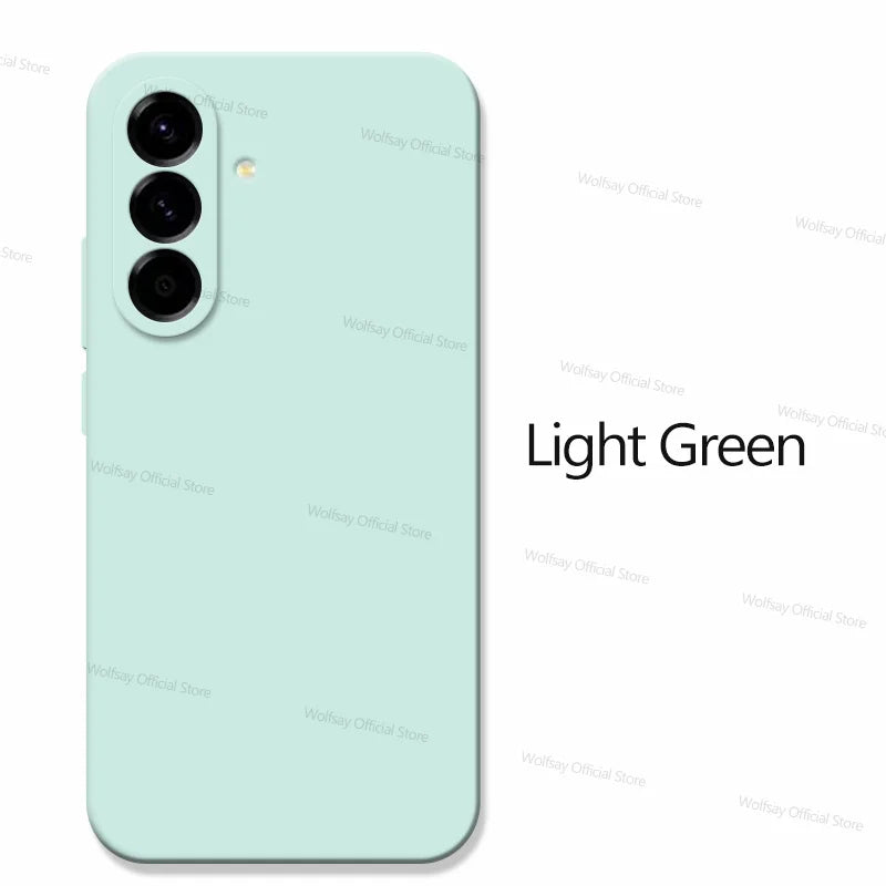 Para samsung galaxy a17 5g caso samsung galaxy a17 5g capa casos de luxo tpu à prova de choque silicone líquido capa protetora do telefone