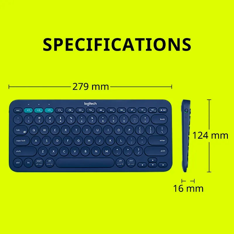 Logitech K380 Wireless Bluetooth Rede Teclado Vermelho Tablet iPad Escritório