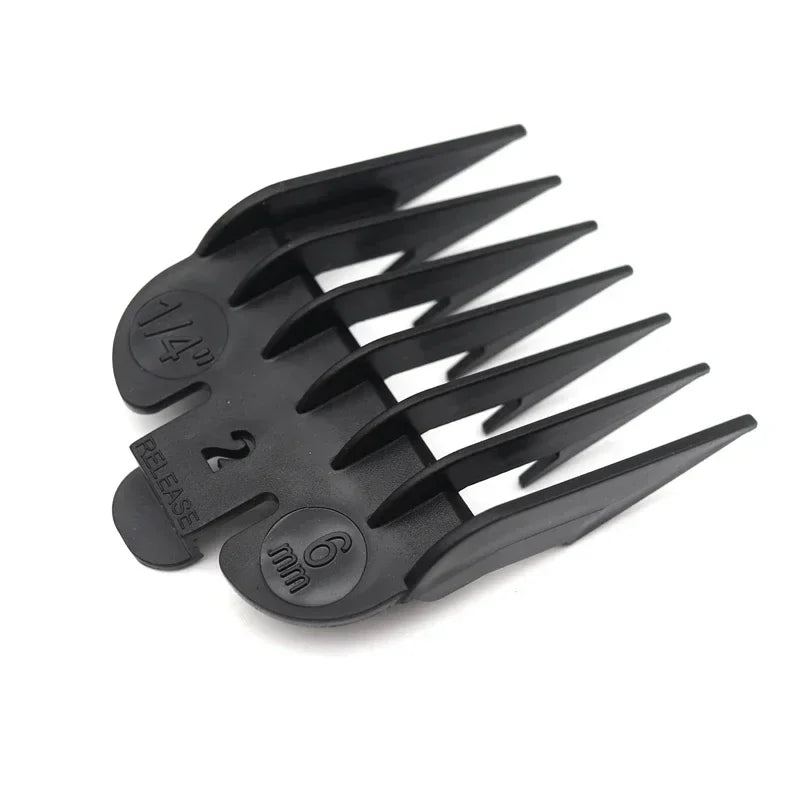 Pentes de corte de cabelo universais, 10 peças, para máquina profissional de aparador de cabelo, acessórios de barbeiro, pentes de limite de aparador 1.5-25mm