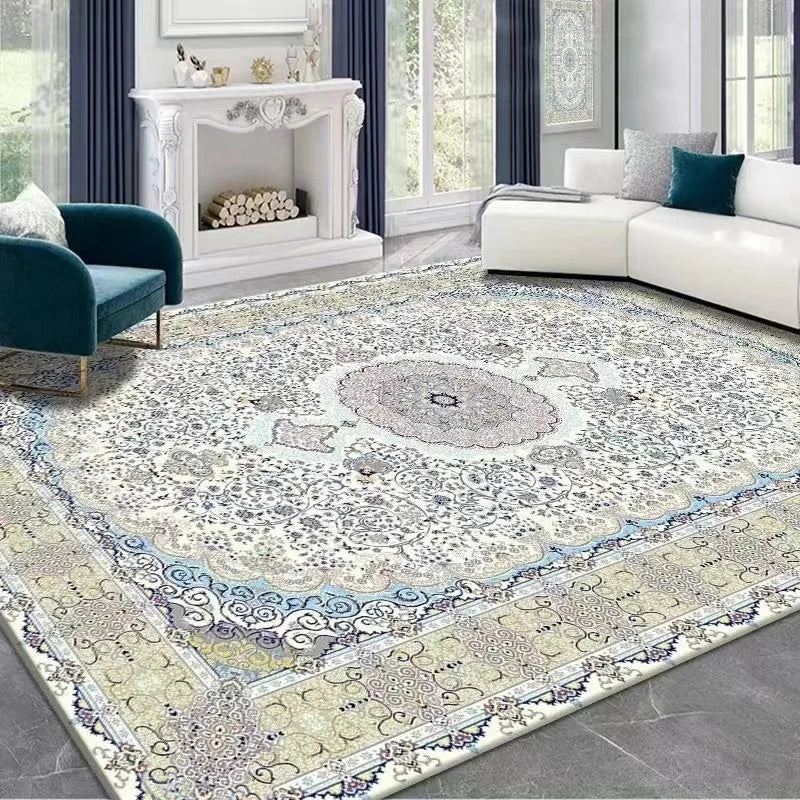 Vikama boho luxo tapete de cristal veludo quarto sala estar decoração casa do vintage exótico moderno e minimalista grande área tapete