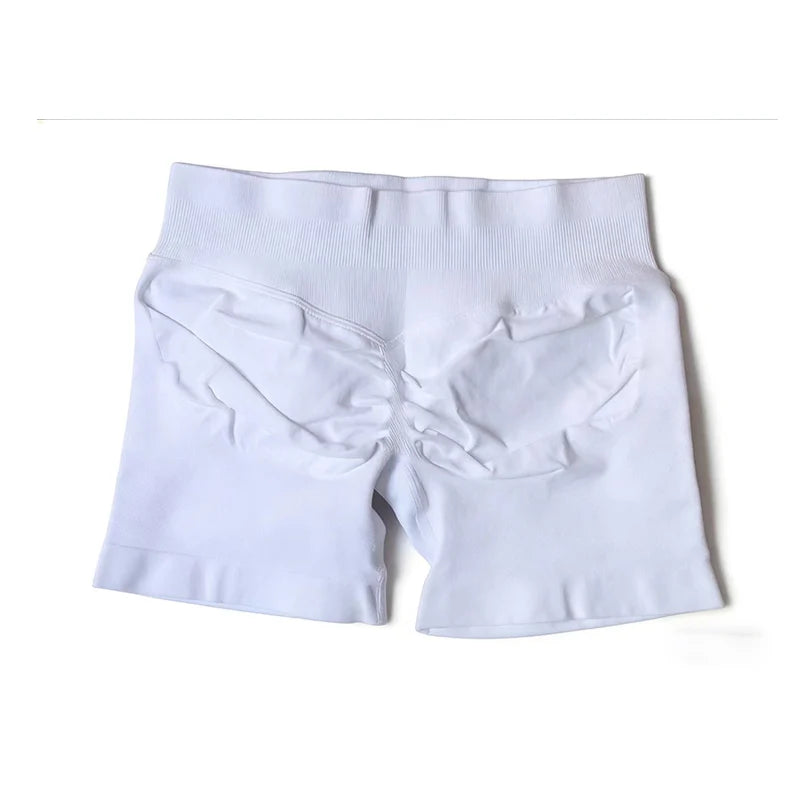 Shorts de impacto |   4.5 "fitness biker curto treino bottoms pilates correndo sem costura leggings ginásio mulher scrunch booty esportes shorts