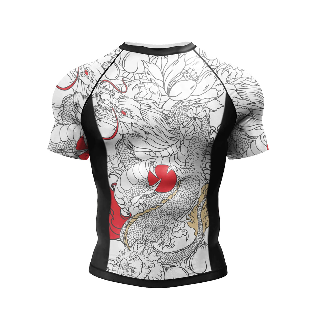 Cody Lundin Tattoo Camiseta de compressão de ginástica masculina sublimação manga longa Rashguard BJJ jiu jitsu camisa de boxe personalizada