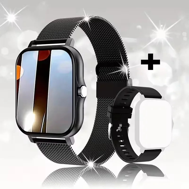 20226 Novo smartwatch de 1,83 polegadas Notificações de chamada Monitoramento do sono Rastreamento de atividades Relógio inteligente compatível com Android e iOS