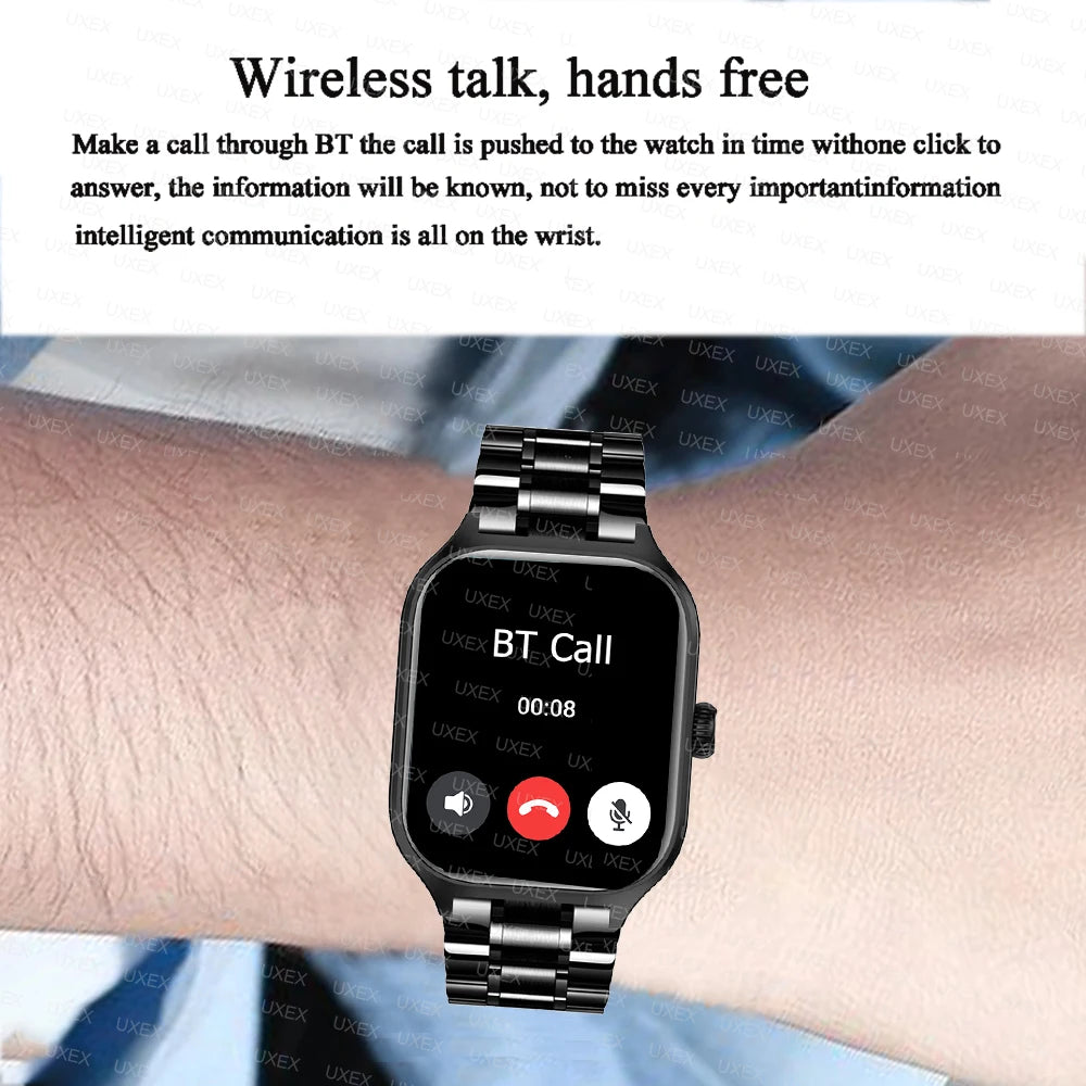 Relógio inteligente mais das mulheres dos homens mais tela de toque completa esportes fitness relógio bluetooth chamada android telefone digital multidial smartwatch